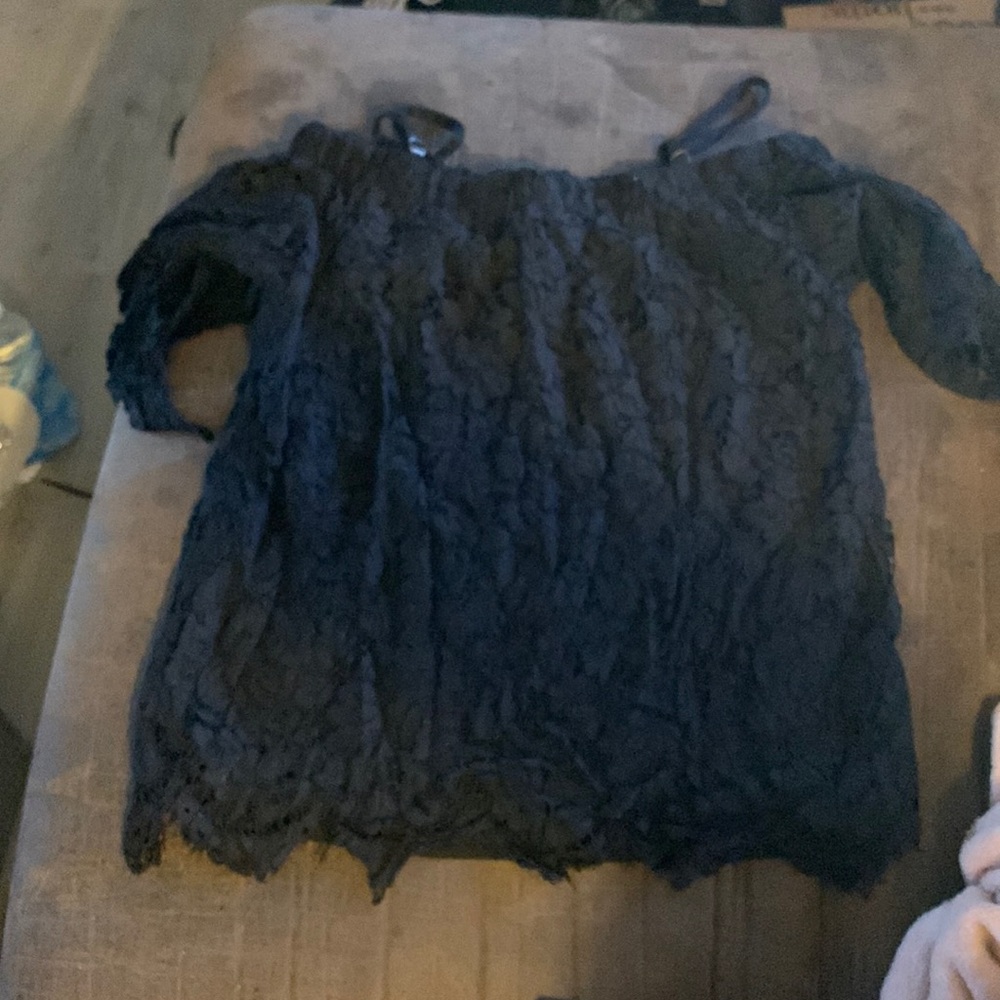 Black womens top size 3/5